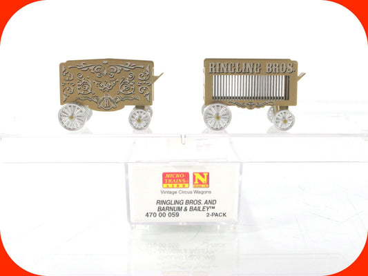 N Scale Ringling Barnum Bailey Vintage Circus Wagon Set - Micro Trains 47000059