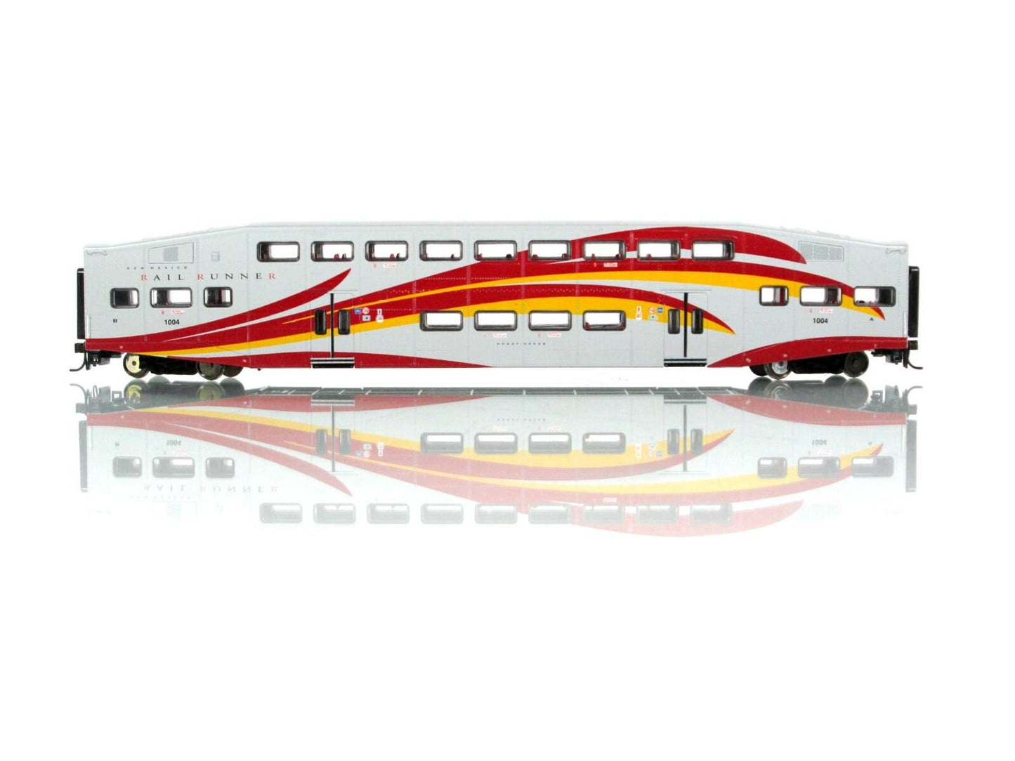 HO Scale ***NEW MEXICO RAIL RUNNER*** Bombardier Coach Car #1004 - Athearn 25710