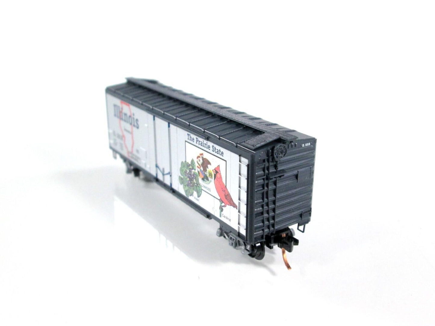 N Scale **ILLINOIS** Prairie State 40' Box Car, IL 1818 -Micro Trains 21320 *NEW