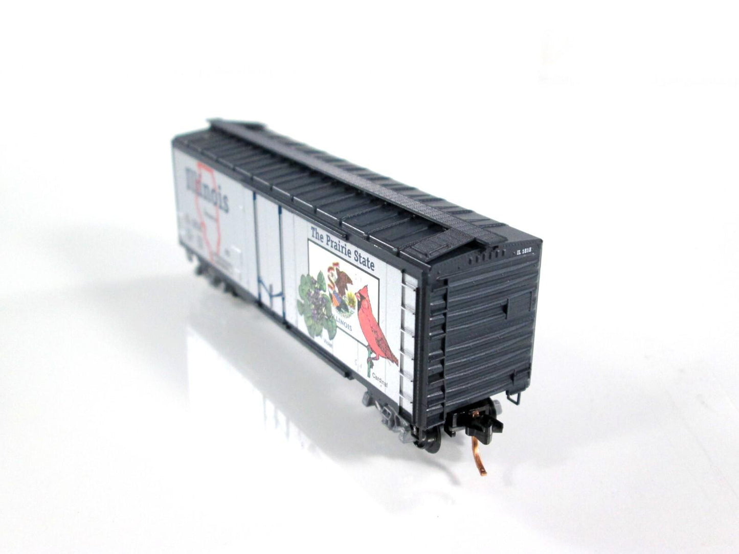 N Scale **ILLINOIS** Prairie State 40' Box Car, IL 1818 -Micro Trains 21320 *NEW
