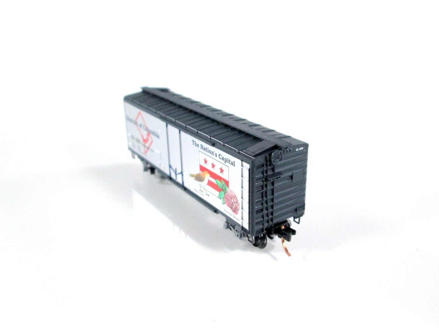N Scale **DISTRICT of COLUMBIA, Washington DC** Box Car #1800 - Micro Trains NSC