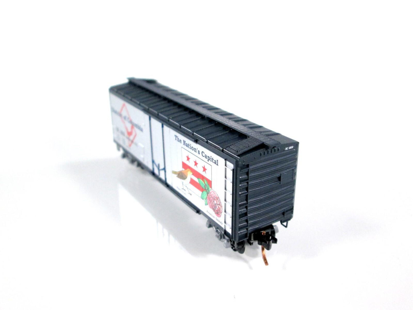N Scale **DISTRICT of COLUMBIA, Washington DC** Box Car #1800 - Micro Trains NSC