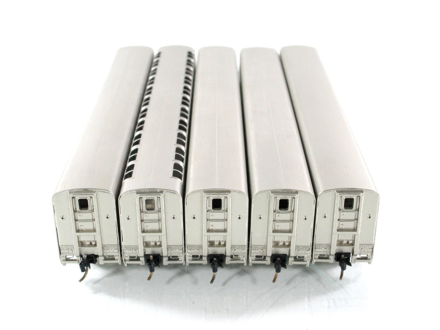 N Scale BRASS ***AMTRAK SUPERLINERS*** Bi-Level Passenger 5-Set - PFM, MTL Cplrs