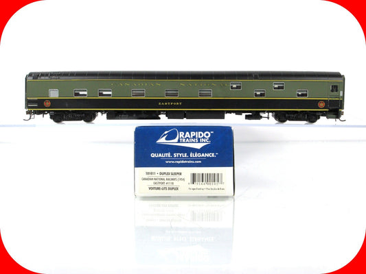 HO Scale **CANADIAN NATIONAL* Sleeper *Eastport* #1110 - Rapido 101011, Lighted