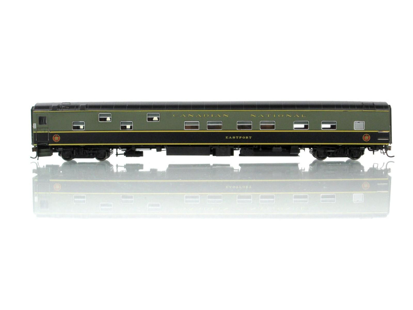 HO Scale **CANADIAN NATIONAL* Sleeper *Eastport* #1110 - Rapido 101011, Lighted
