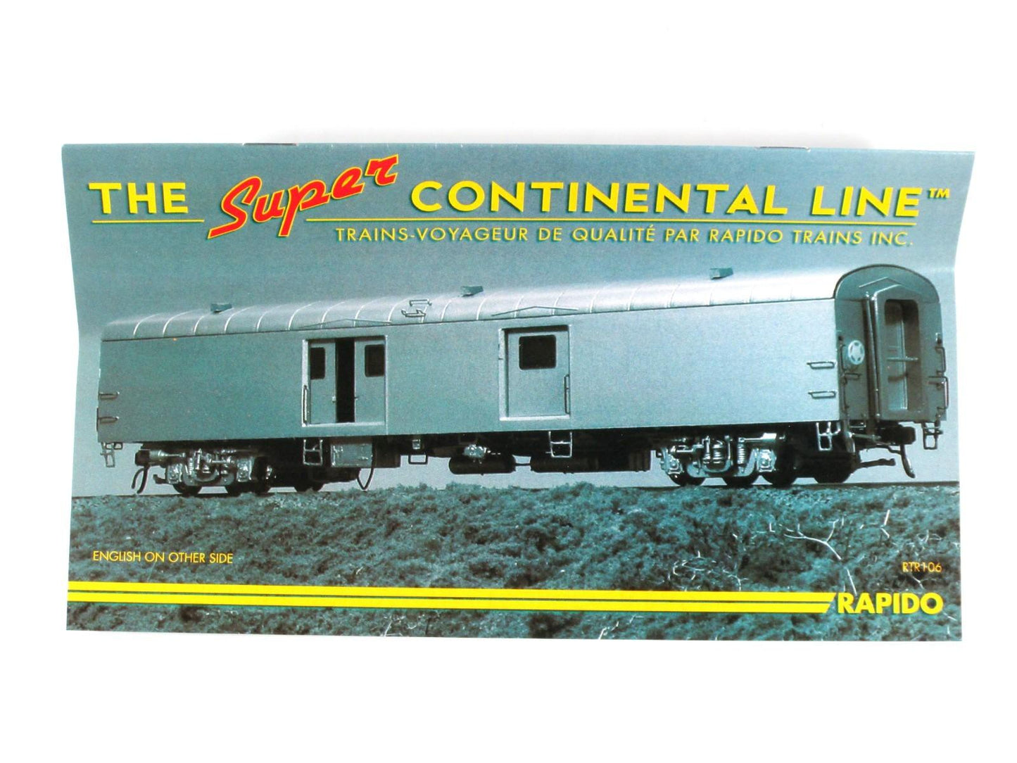 HO Scale ***CANADIAN NATIONAL*** Baggage Express #9234 -- Rapido 106016, Lighted