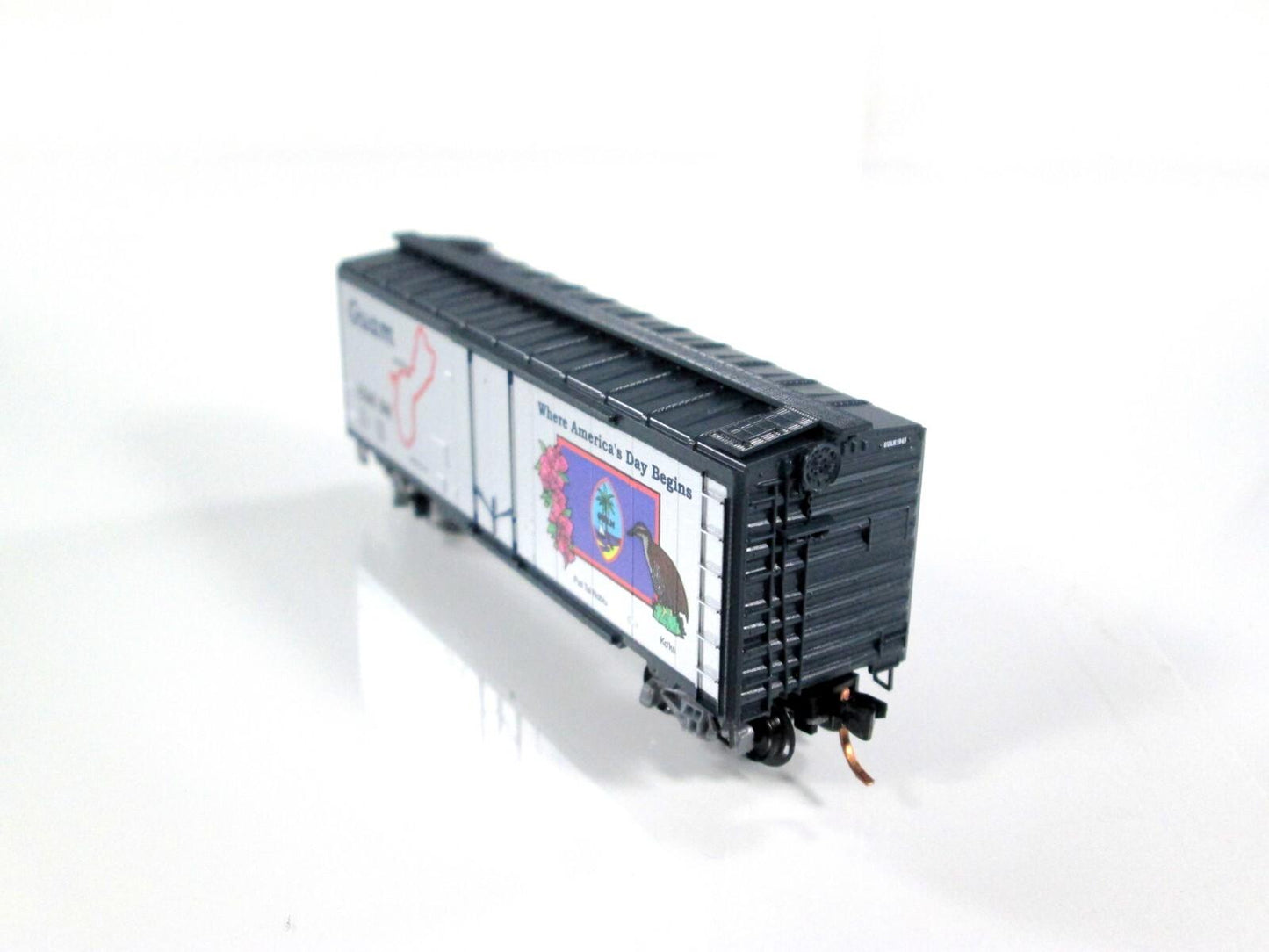 N Scale ***ISLAND of GUAM*** 40' Box Car - 1949 - Micro Trains NSC Special 05-02