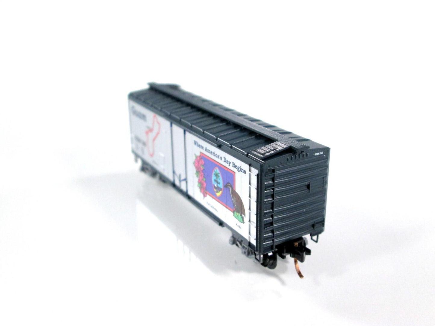 N Scale ***ISLAND of GUAM*** 40' Box Car - 1949 - Micro Trains NSC Special 05-02