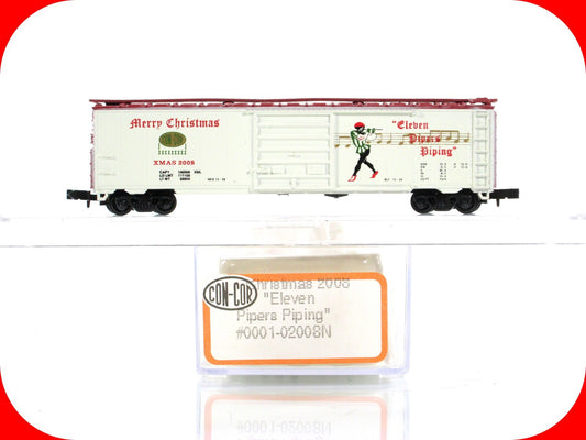 N Scale 12 Days Christmas **ELEVEN PIPERS PIPING** Box Car -Con-Cor 02008N *RARE