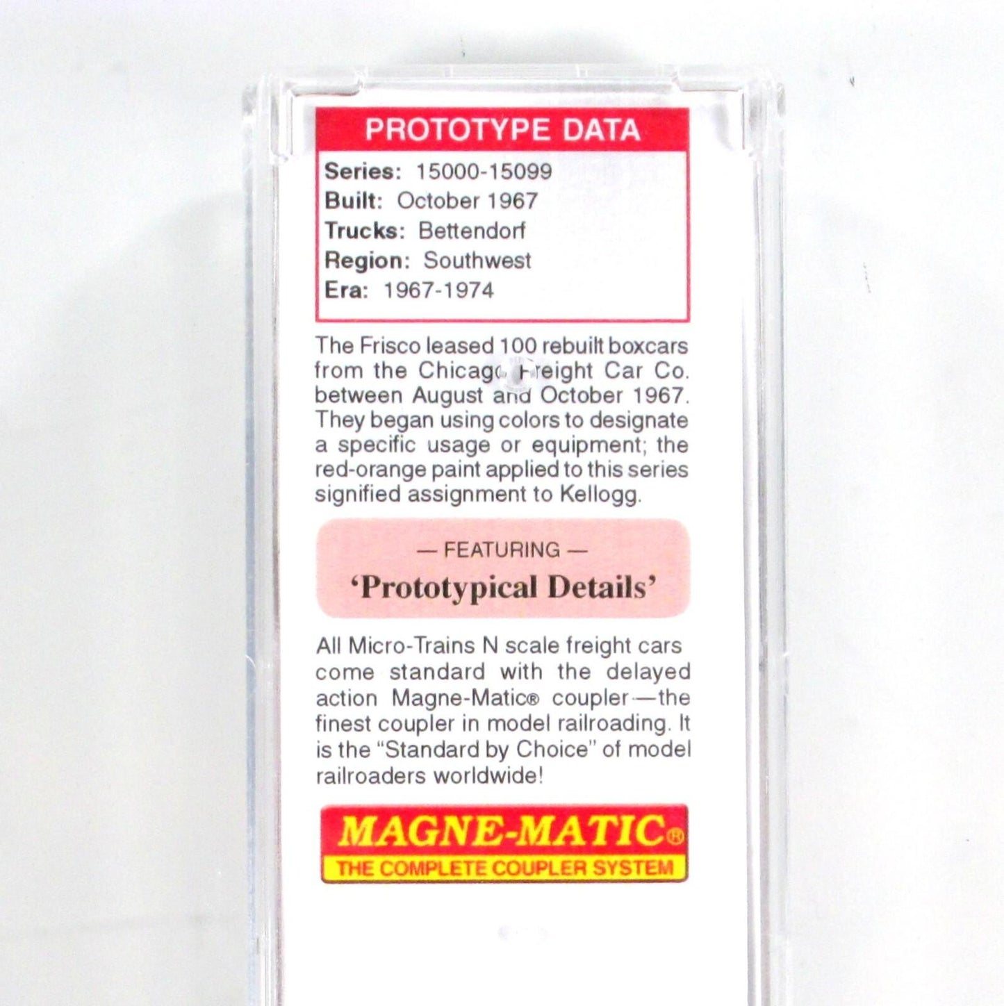 N Scale ***FRISCO*** Weathered & Graffiti Box Car #15090 - Micro Trains 07444090