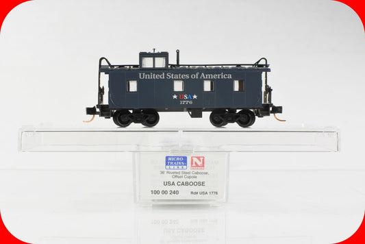 N Scale **USA Bicentennial** Patriotic Caboose 1776-1976 - Micro Trains 10000240
