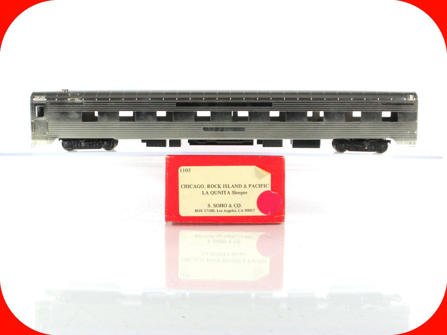 HO Scale BRASS **CHICAGO, ROCK ISLAND & PACIFIC** LA QUINTA Sleeper -  Soho 1105