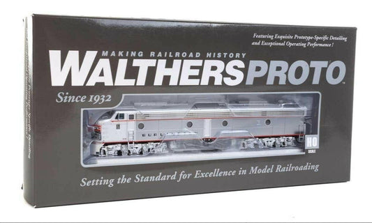 HO Scale **BURLINGTON** E9A Locomotive CBQ 9987A - Walthers 920-42358, DCC Sound