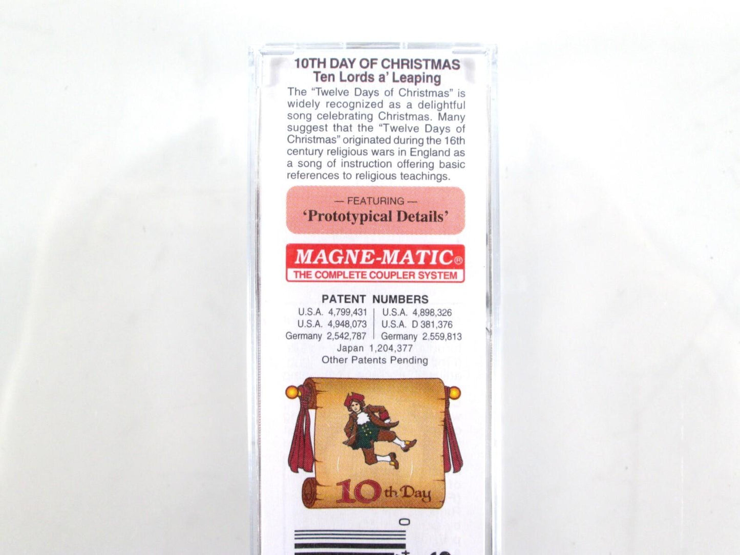 N Scale **TEN LORDS LEAPING** 12 Days Christmas Box Car ---Micro Trains 02100510