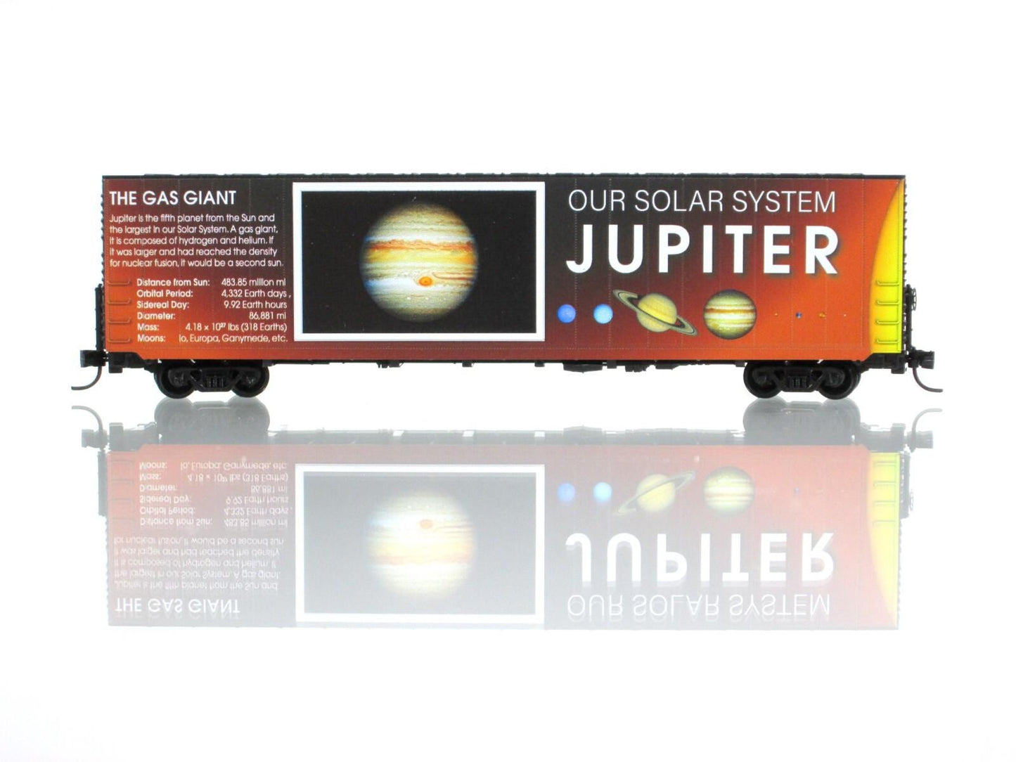 N Scale *JUPITER* Solar System Series 60' Box Car -Micro Trains 10200835 LIGHTED