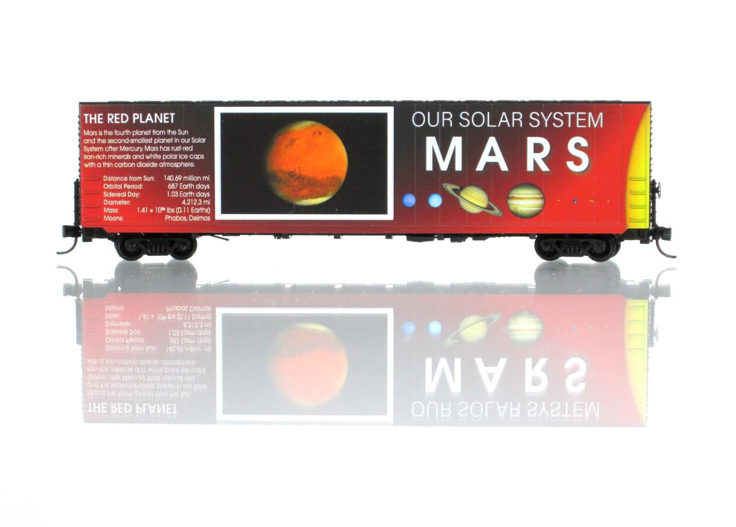 N Scale **MARS** Solar System Series 60' Box Car - Micro Trains 10200834 LIGHTED