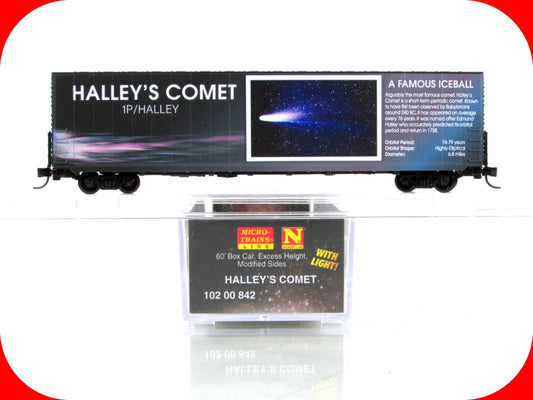 N Scale *HALLEY'S COMET* Solar System 60' Box Car -Micro Trains 10200842 LIGHTED