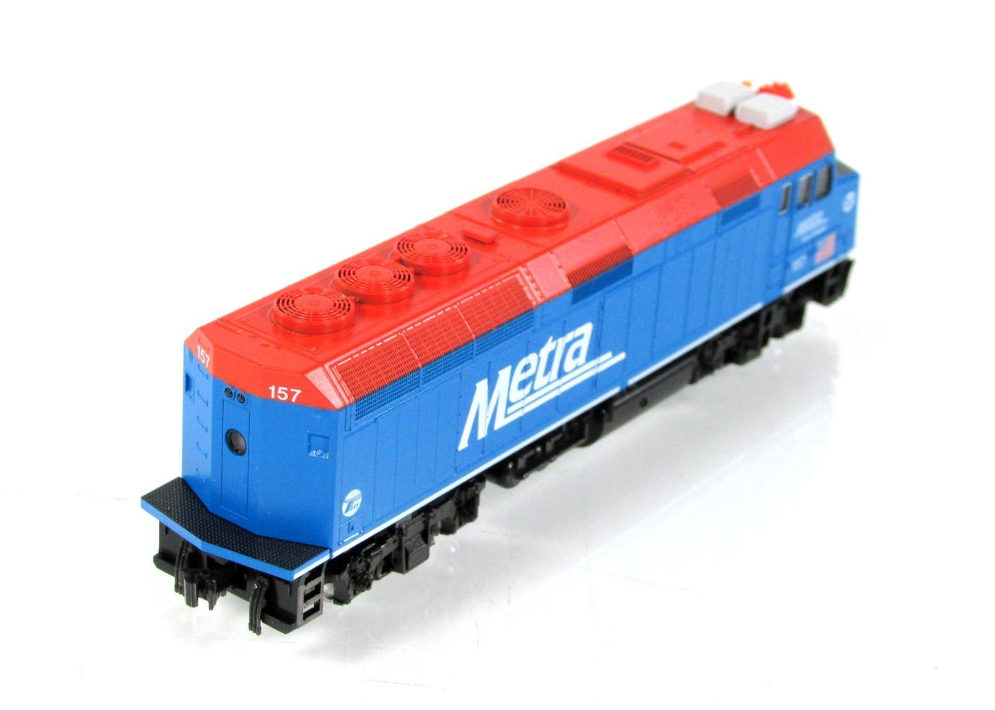 N Scale **CHICAGO METRA** F40PH *City Of Palatine* #157 - Kato 176-9107 *DCC Rdy