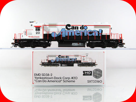 HO Scale **YANKEETOWN** SD38-2 #20 - ScaleTrains Rivet Counter SXT33160, DCC Rdy