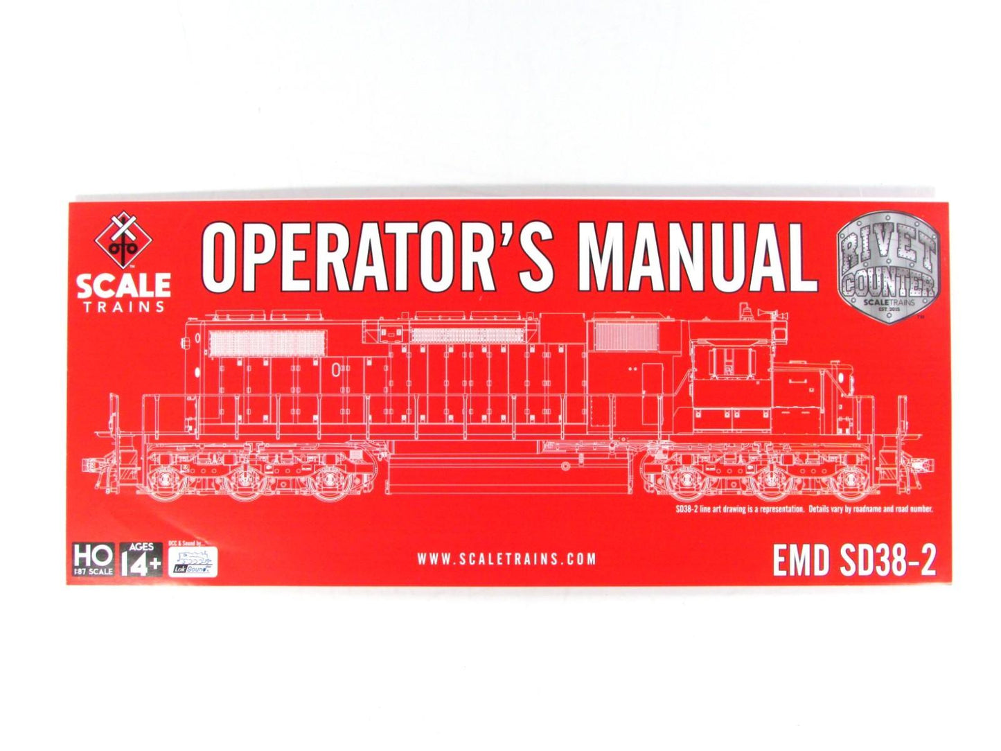 HO Scale **YANKEETOWN** SD38-2 #20 - ScaleTrains Rivet Counter SXT33160, DCC Rdy