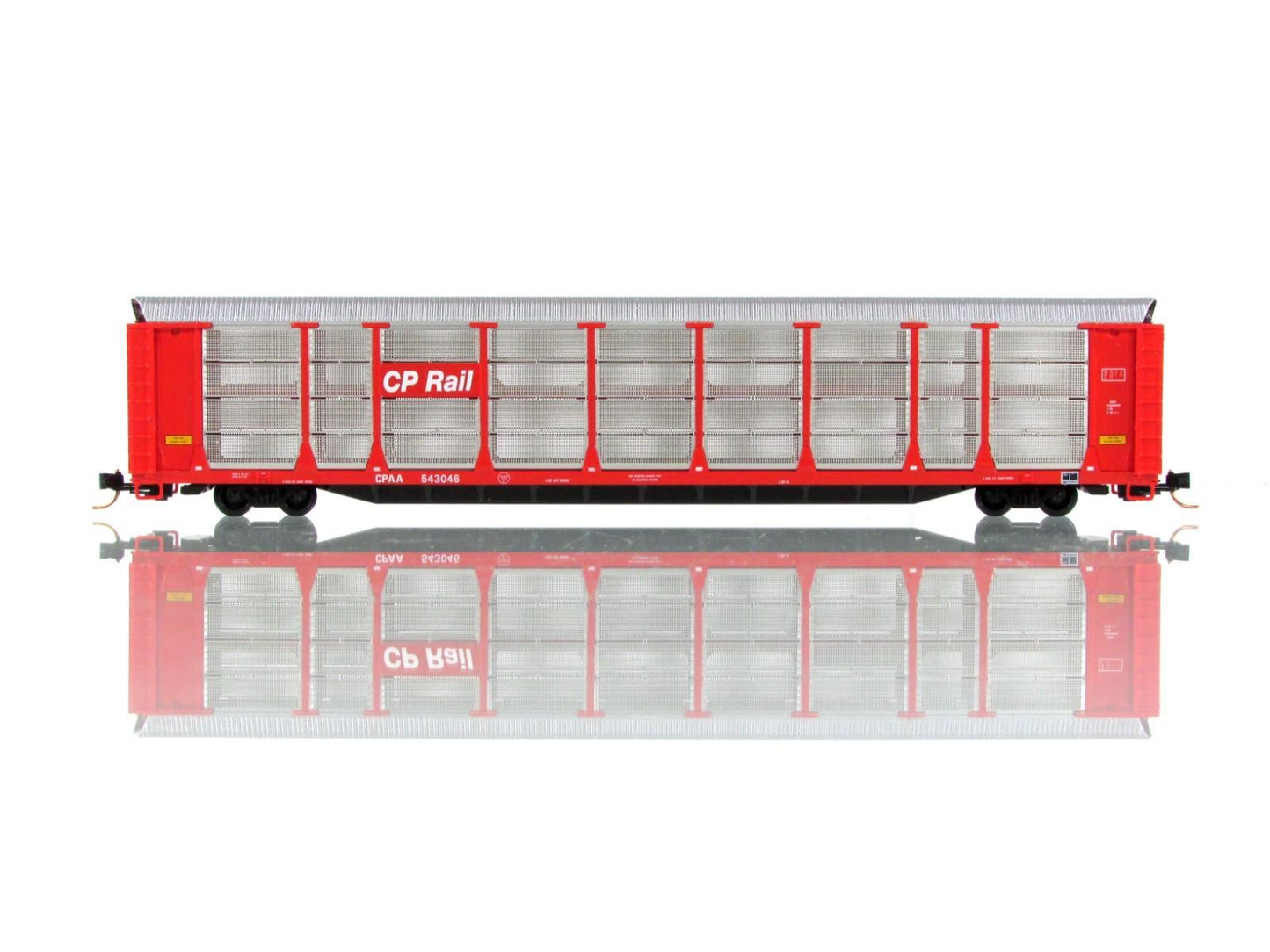 N Scale **CANADIAN PACIFIC** Bi-Level Auto Rack 3-Pack #4 - Red Caboose RM-19221