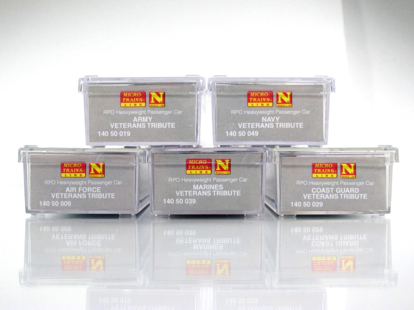 N Scale **VETERAN'S TRIBUTE** RPO Passenger 5-Set - Micro Trains 99321140 **RARE