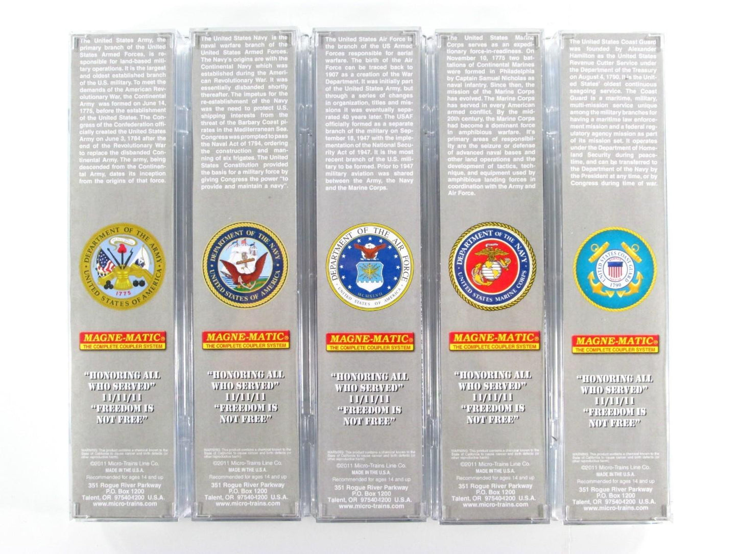 N Scale **VETERAN'S TRIBUTE** RPO Passenger 5-Set - Micro Trains 99321140 **RARE