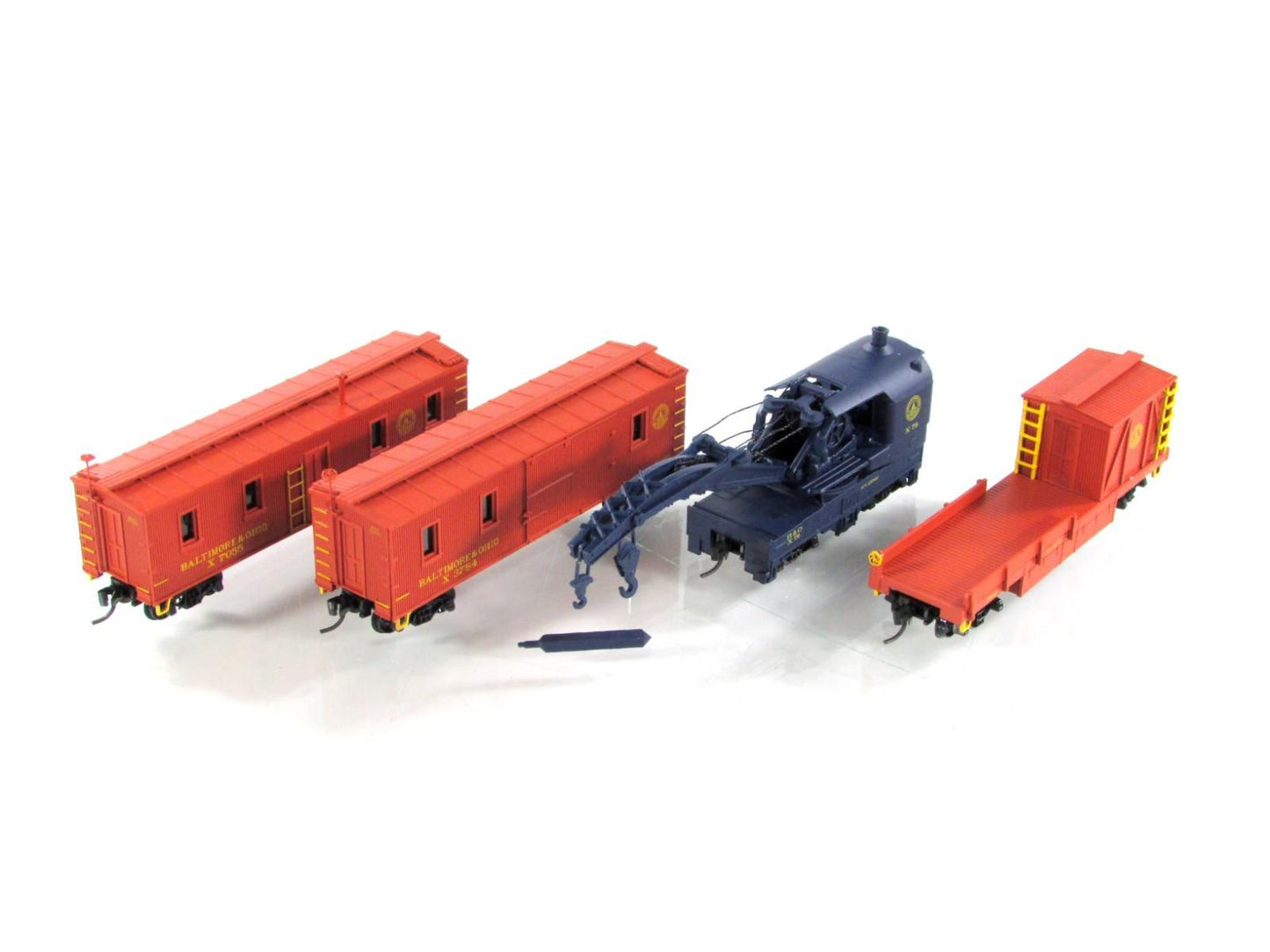 N Scale **BALTIMORE & OHIO** MoW Tichy Train Wreck Set -- Intermountain T650404