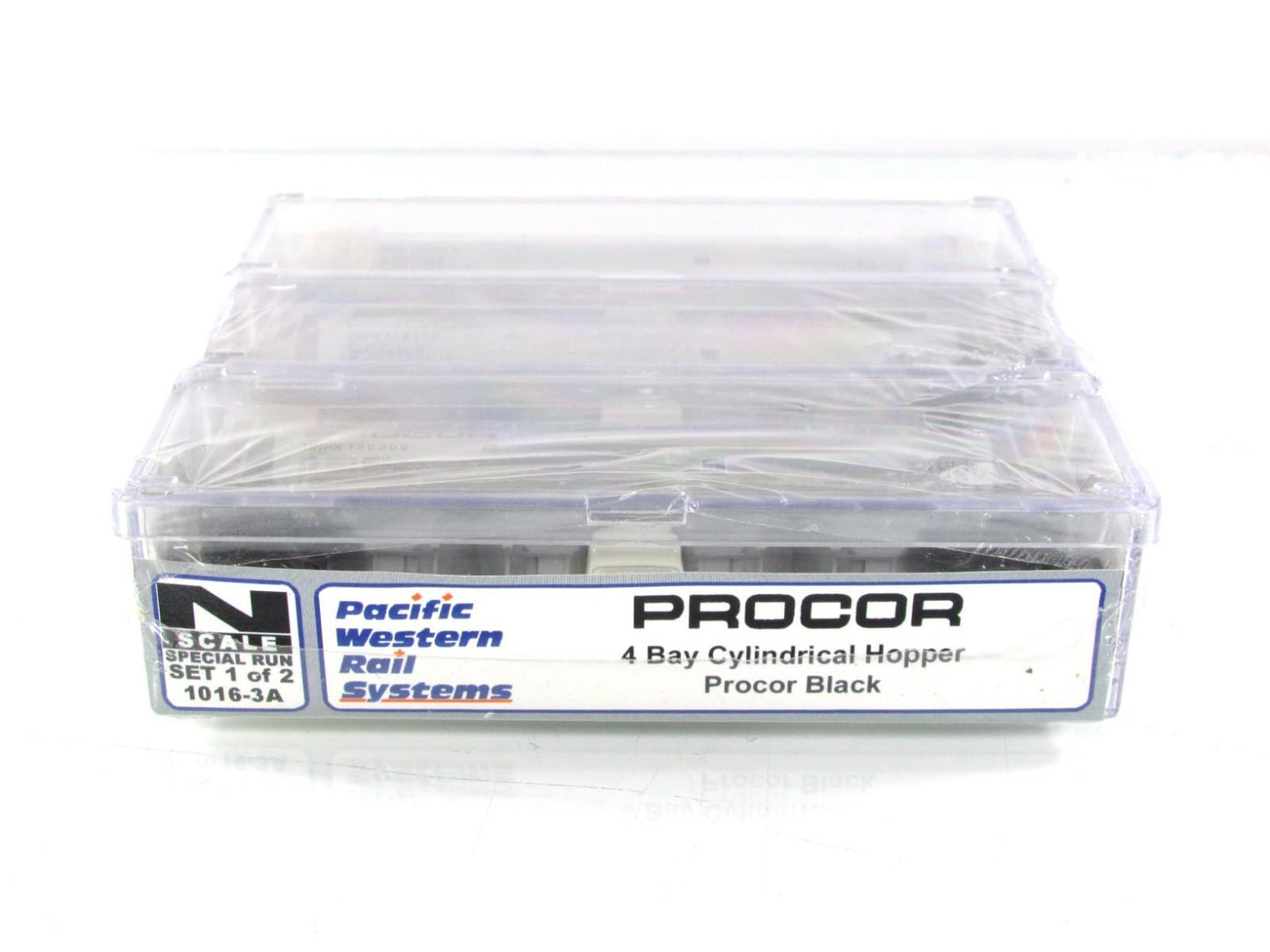 N Scale **PROCOR** Cylindrical Hopper 3-Set 1 - Intermountain PWRS Special *RARE