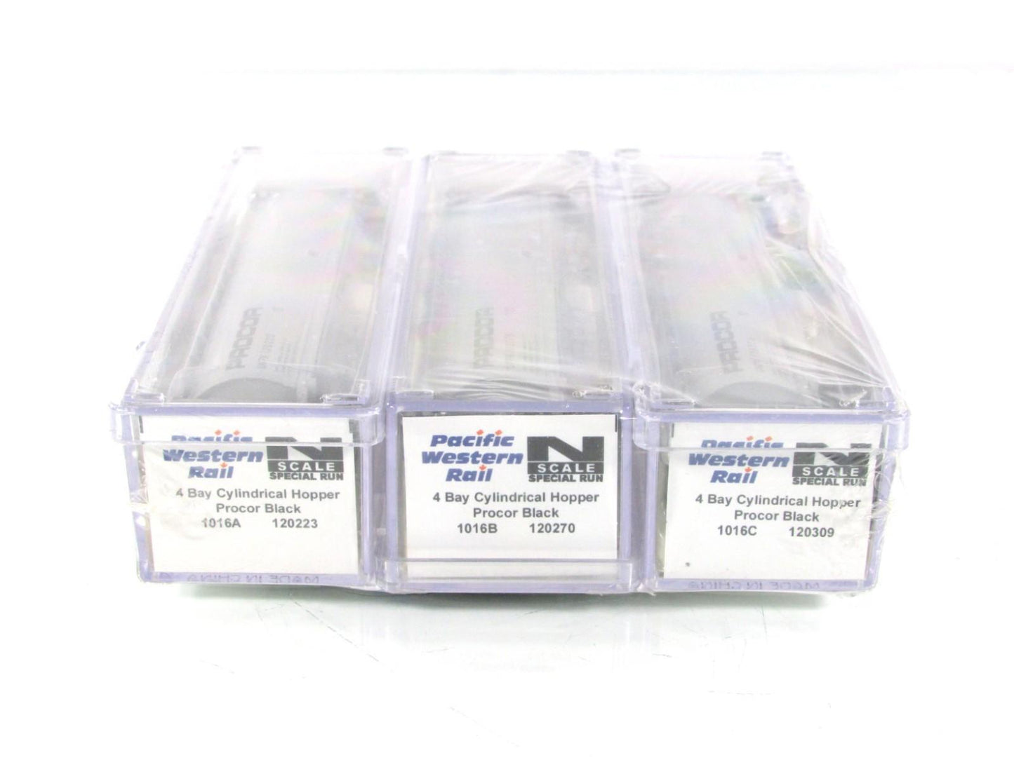 N Scale **PROCOR** Cylindrical Hopper 3-Set 1 - Intermountain PWRS Special *RARE