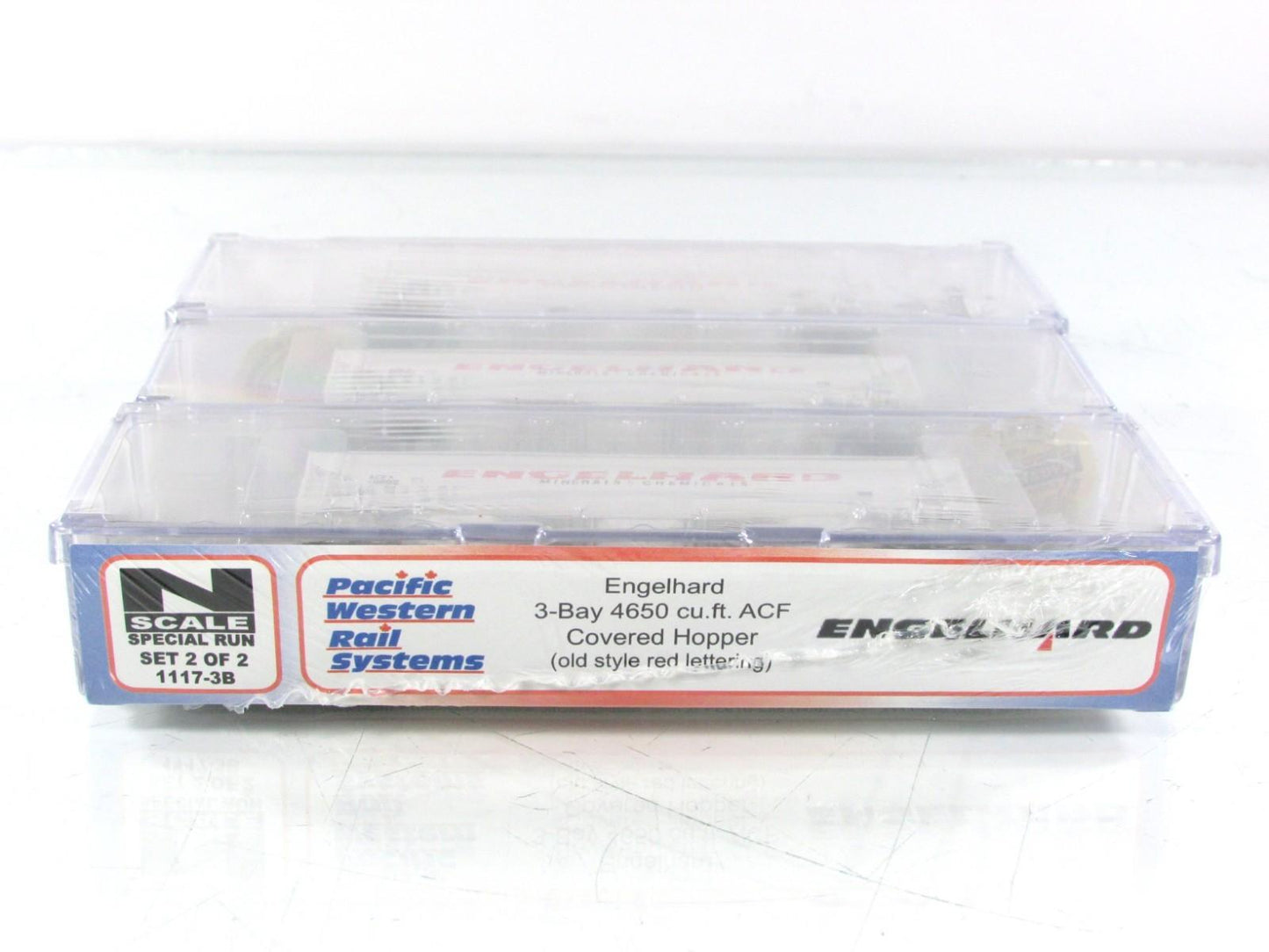 N Scale **ENGELHARD** Covered Hopper 3-Set #2 - Intermountain PWRS Special *RARE