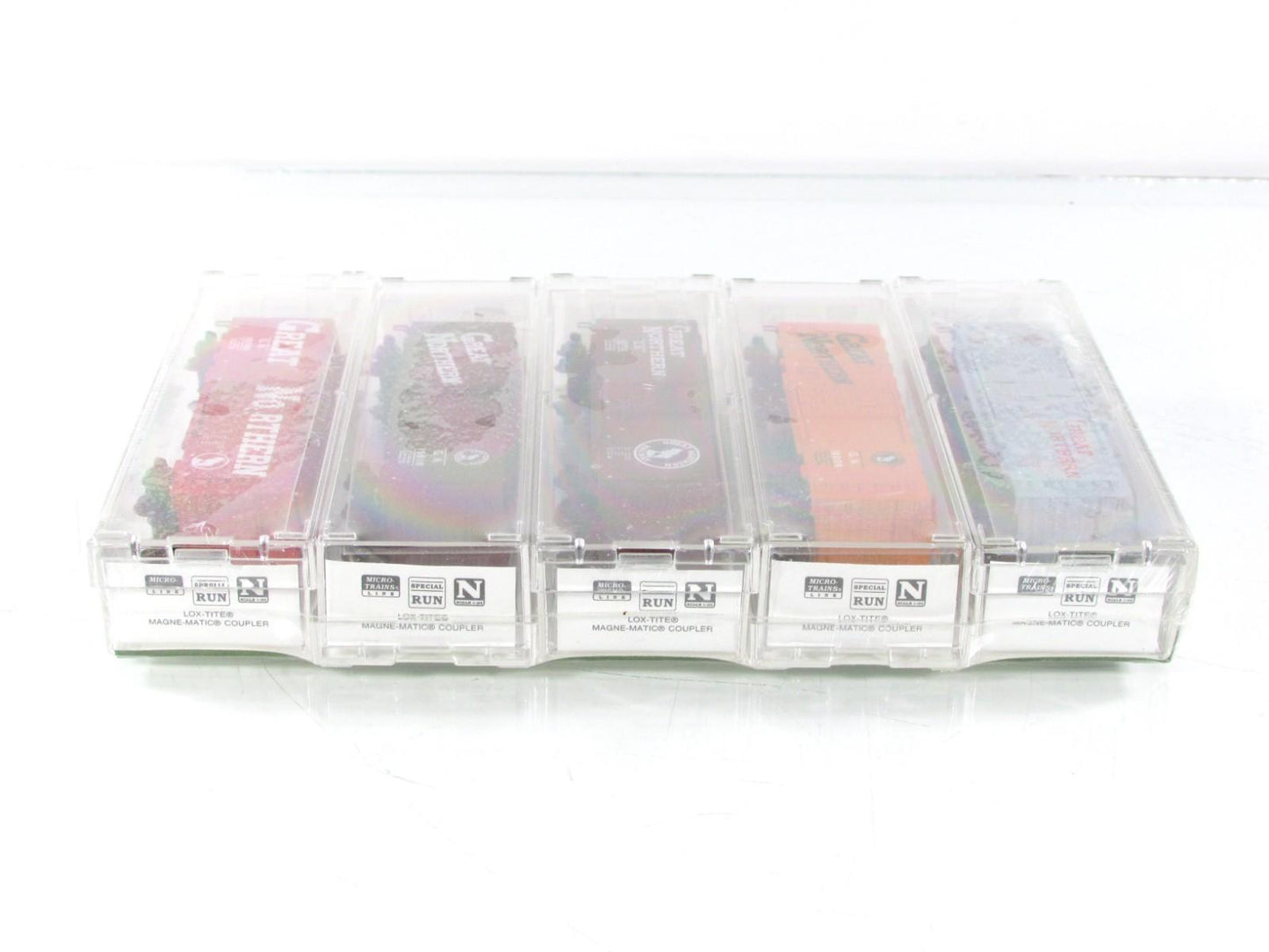 N Scale *GREAT NORTHERN* Box Car Pre-Convention 5-Pk -Micro Trains Special *RARE