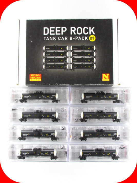 N Scale **DEEP ROCK** 56' General Service Tank Car 8-Pack -Micro Trains 99300821