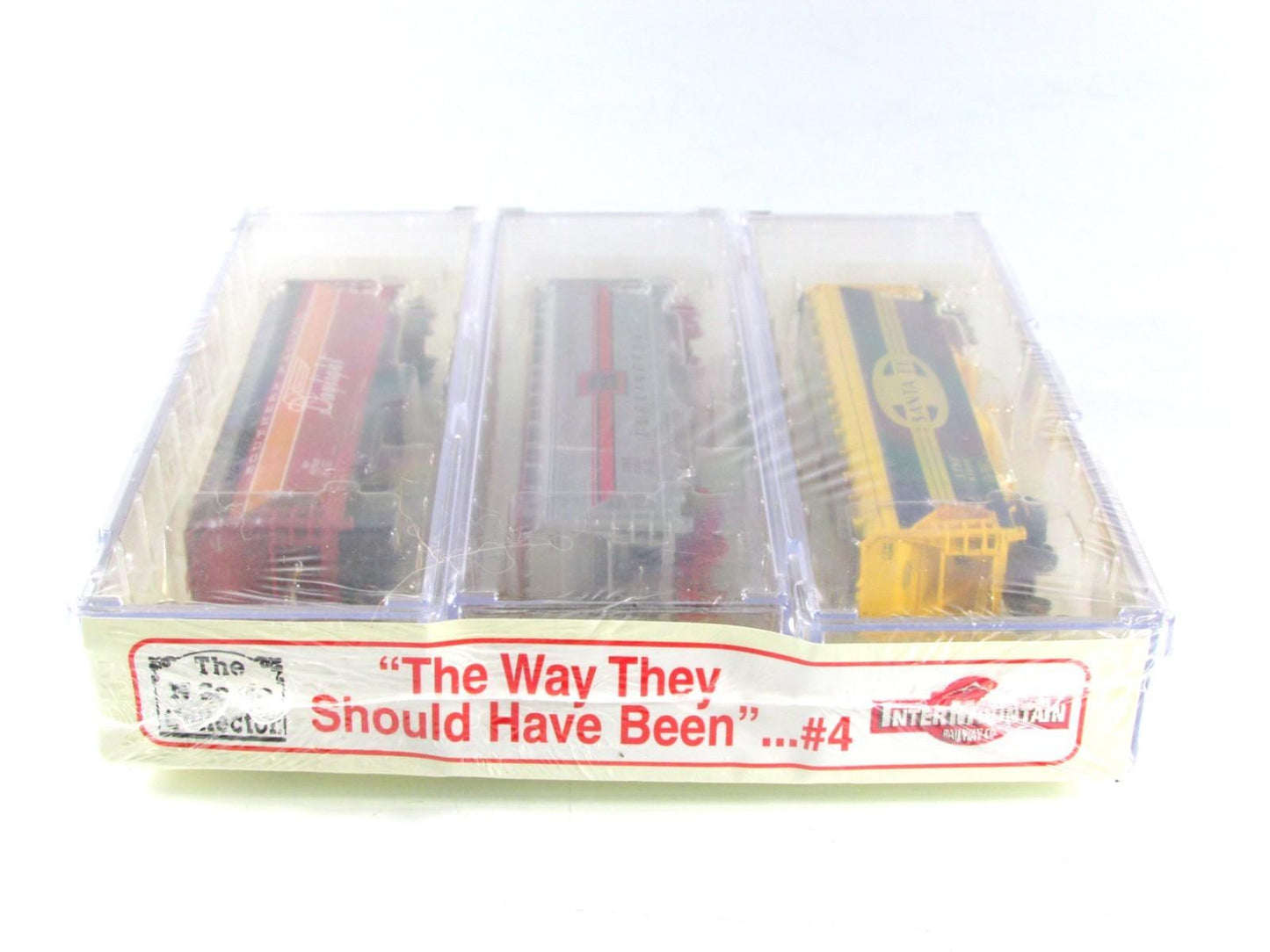 N Scale *SP CBQ ATSF* WAY THEY SHOULD HAVE BEEN Hopper Set 4 -Intermountain RARE