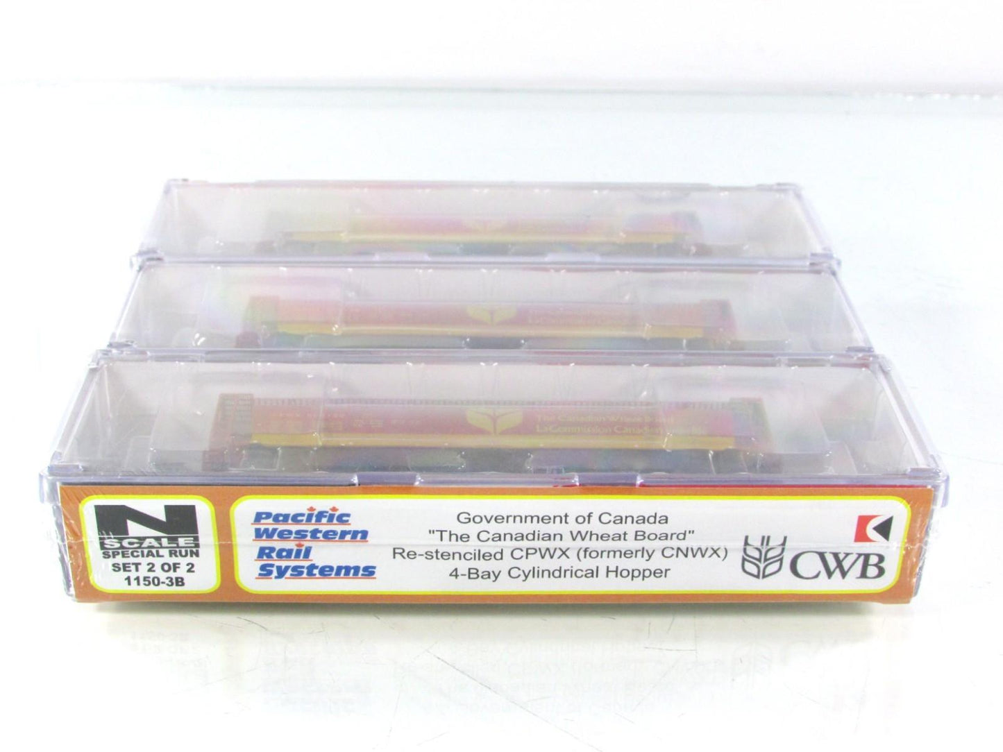 N Scale **CANADIAN WHEAT BOARD** Hopper Set 2 - Intermountain PWRS Special RARE*