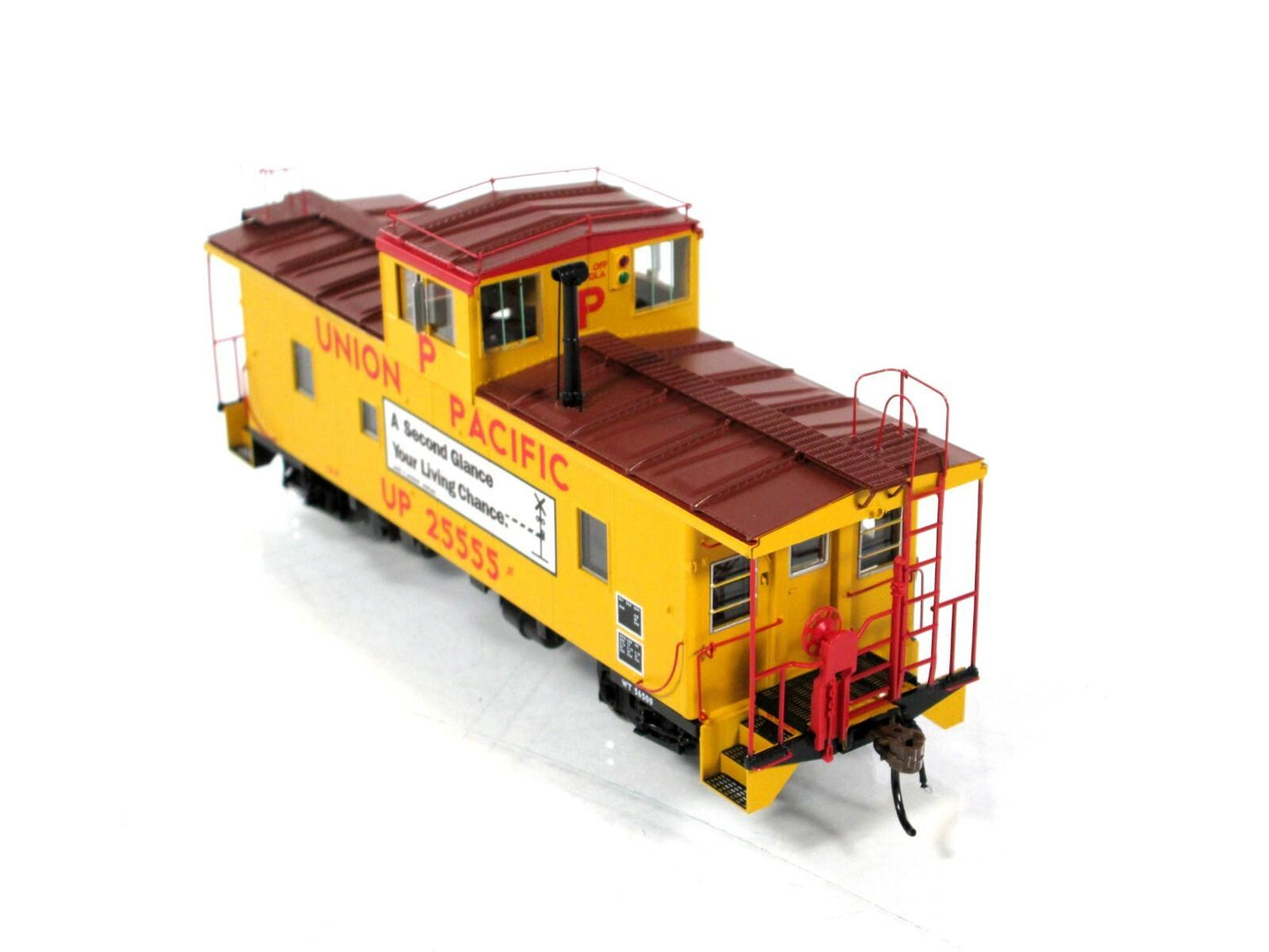 HO Scale **UNION PACIFIC** CA-8 Caboose #25555 - Athearn, DCC Tsunami Sound, LED