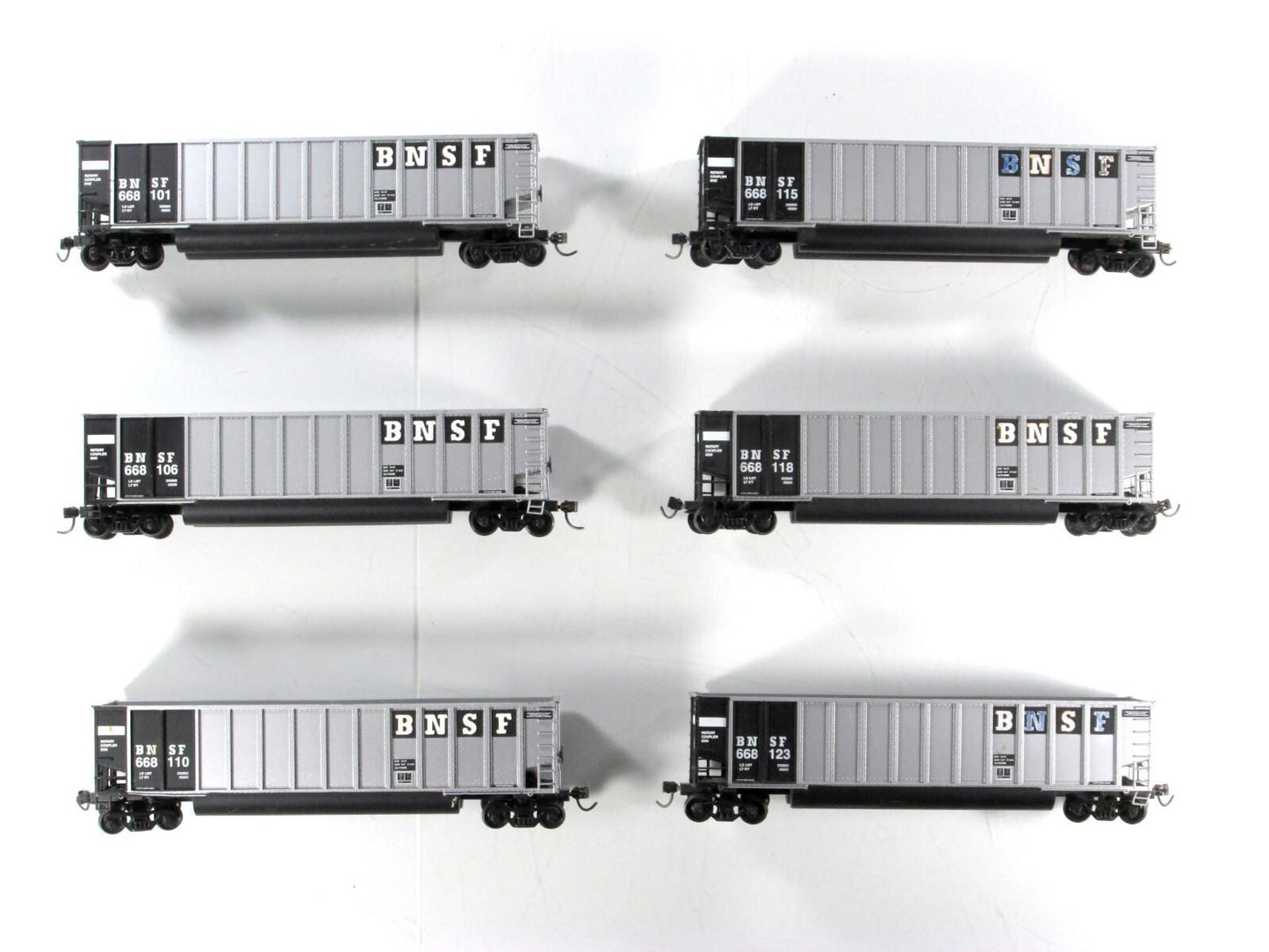 HO Scale **BNSF** Bethgon Coalporter 6-Pack Set 1 - Walthers 932-5317 *Read Desc