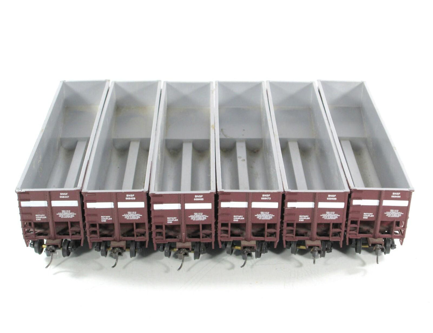 HO Scale ***BNSF*** Bethgon Coalporter 6-Pack Set ------------ Walthers 932-5331
