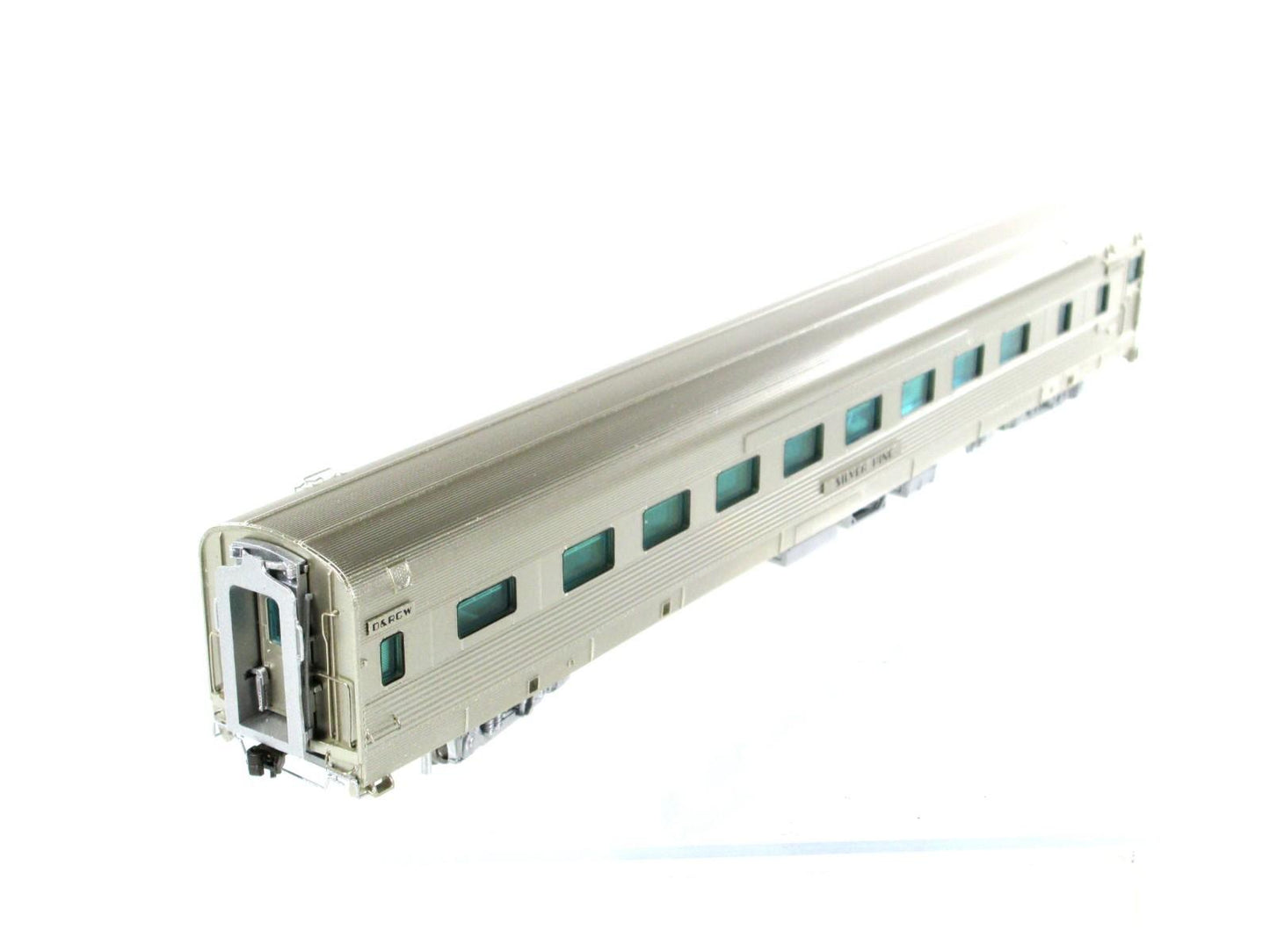 HO Scale ***DRGW CA ZEPHYR*** SILVER PINE Sleeper 1121 -Broadway 1520, Lighted