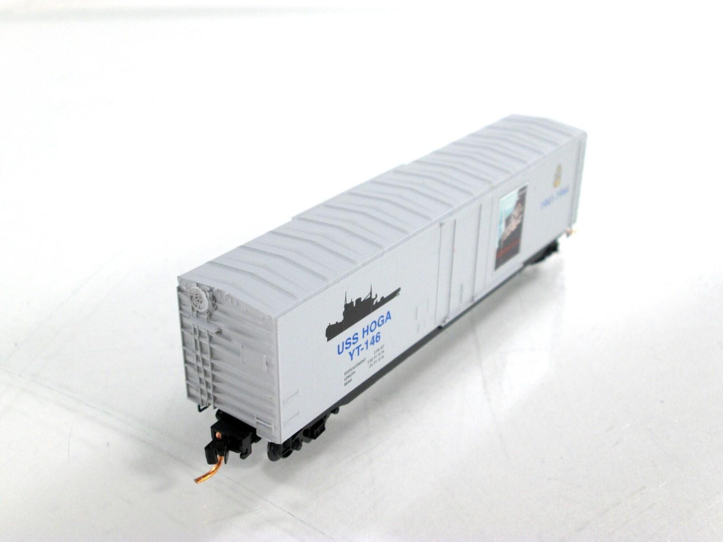 N Scale **PEARL HARBOR BATTLESHIP ROW** USS Hoga Box Car - Micro Trains 99321060