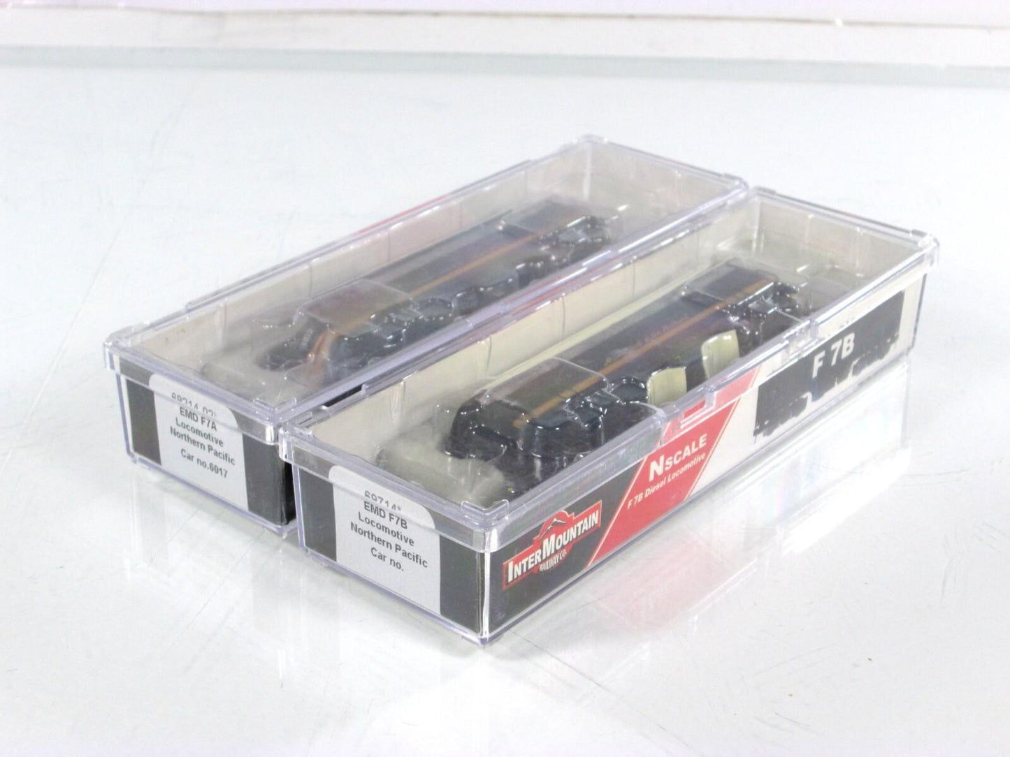 N Scale ***NORTHERN PACIFIC*** F7 A/B #6017 -Intermountain 69214, 69714 *DCC Rdy
