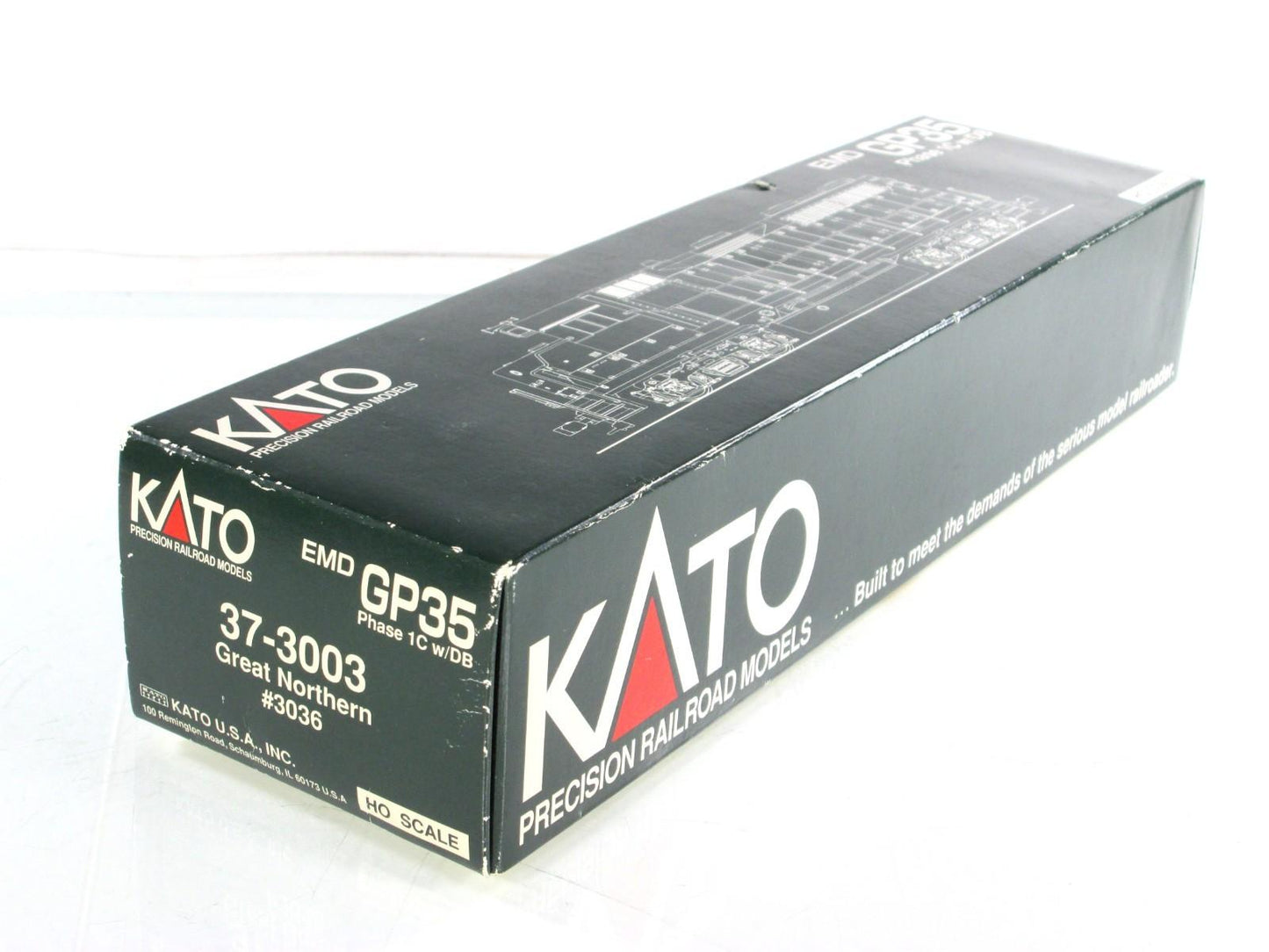 HO Scale ***GREAT NORTHERN*** SD35 Phase 1, GN 3006 -- Kato 37-3003, DCC Ready