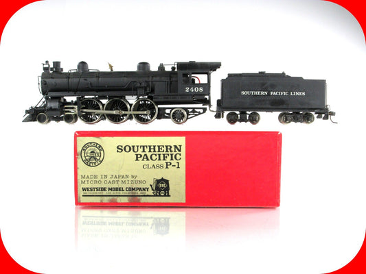 HO Scale BRASS **SOUTHERN PACIFIC** P-1 Class 4-6-2 Locomotive #2408 -- Westside