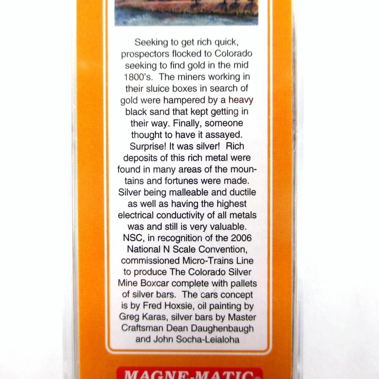 N Scale ***COLORADO SILVER MINES*** Box Car,  D&RGW 1856 -  Micro Trains Special