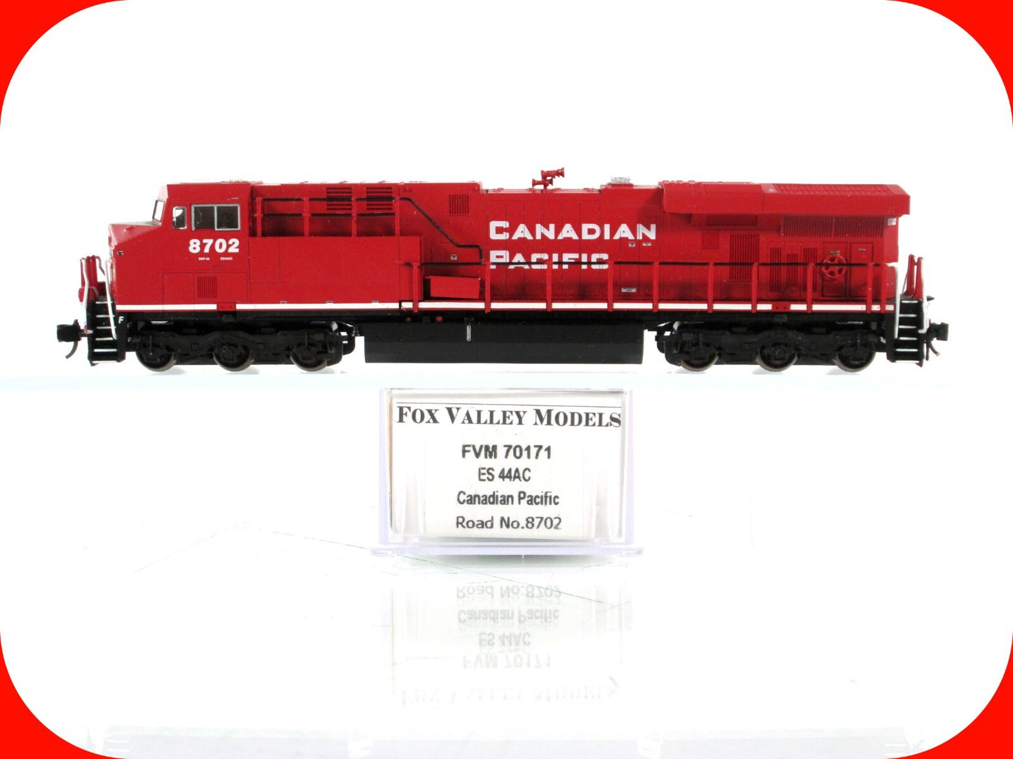 N Scale **CANADIAN PACIFIC** ES44AC Locomotive #8702 - Fox Valley 70171, DCC Rdy
