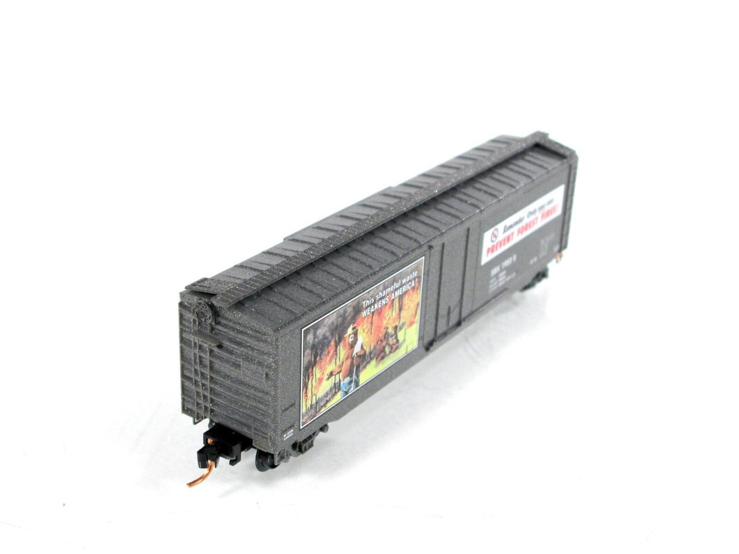 N Scale **SMOKEY BEAR** Fire Prevention Car 3, SBX 1953B - Micro Trains 03200403