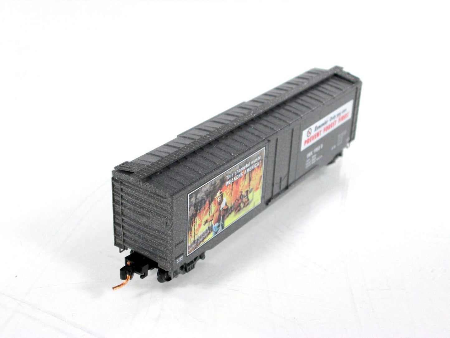 N Scale **SMOKEY BEAR** Fire Prevention Car 3, SBX 1953B - Micro Trains 03200403