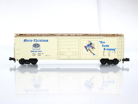 N Scale 12 Days Christmas **TEN LORDS A-LEAPING** Box Car - Con-Cor 02007N *RARE