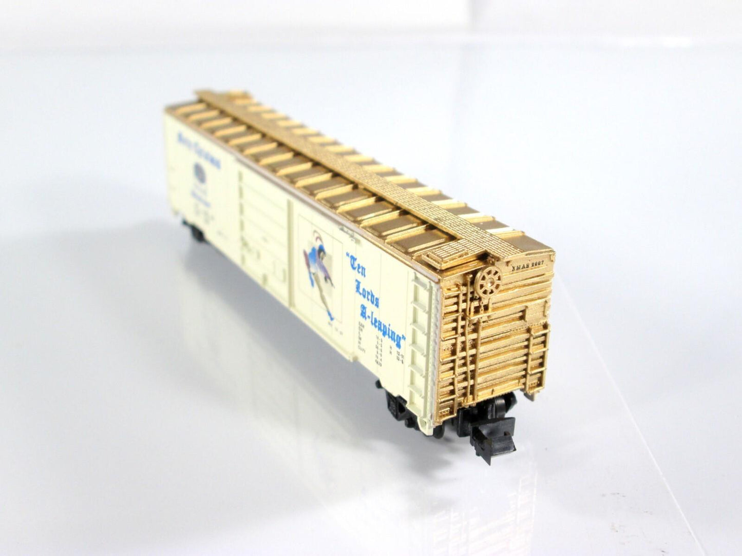 N Scale 12 Days Christmas **TEN LORDS A-LEAPING** Box Car - Con-Cor 02007N *RARE
