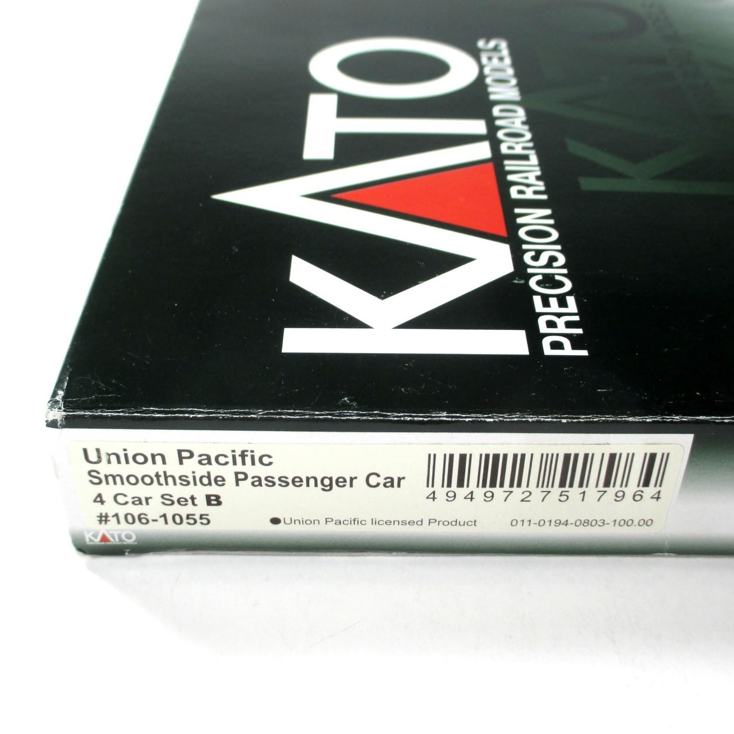N Scale ***UNION PACIFIC** Smoothside Passenger Car 4-Pack Set B - Kato 106-1055